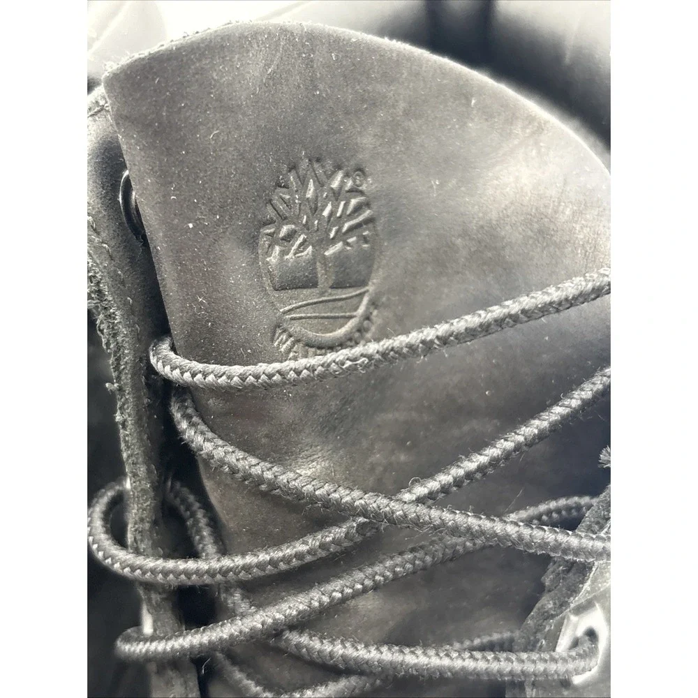 Timberland Linden Woods Women's 6-Inch Waterproof Boots Black Size 7W